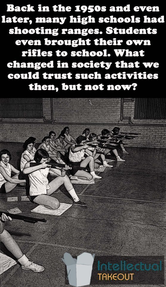 In the 1950s and Even Later Many High Schools Had Shooting Ranges – Gun ...